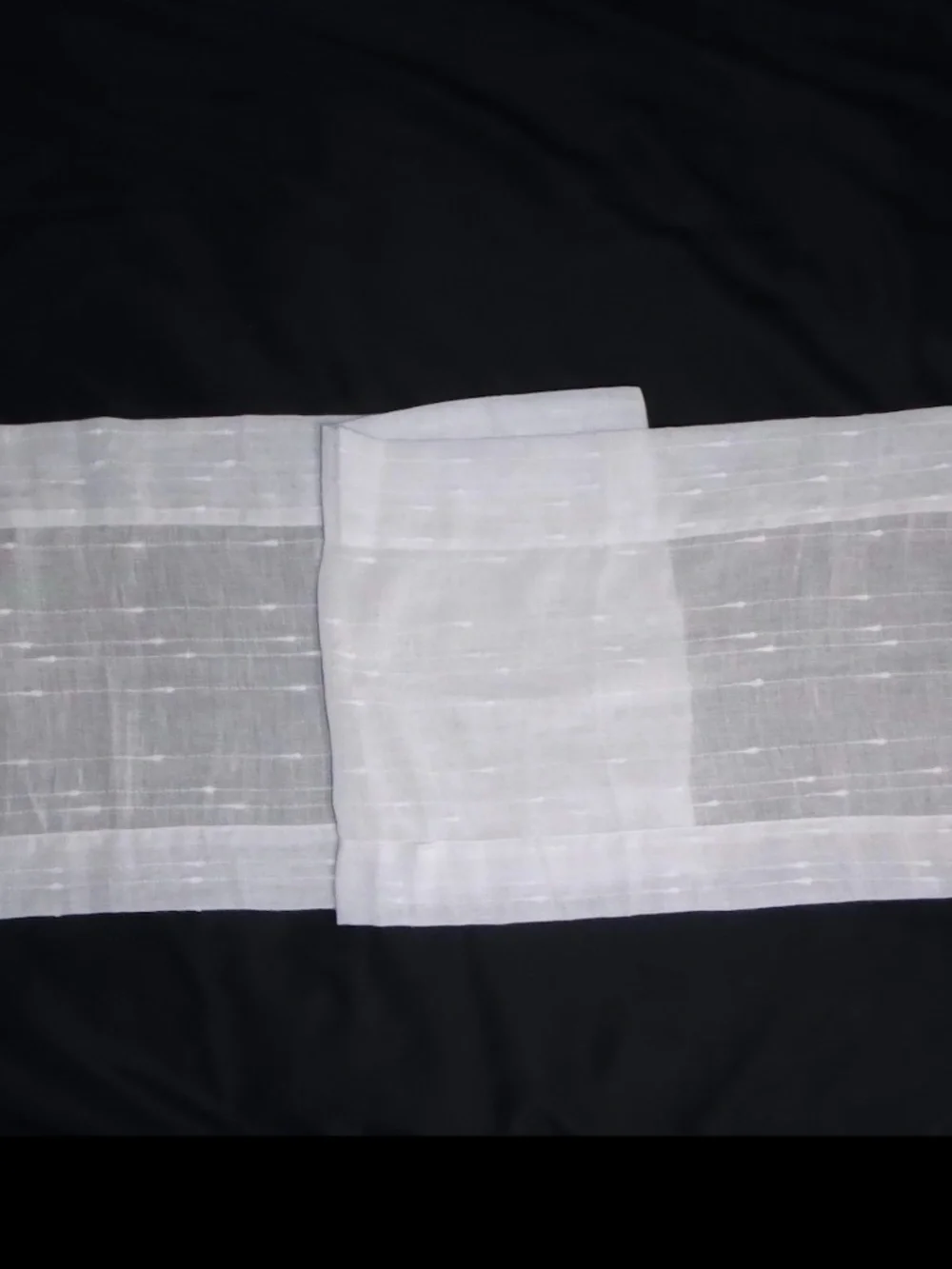 N/A sheer white